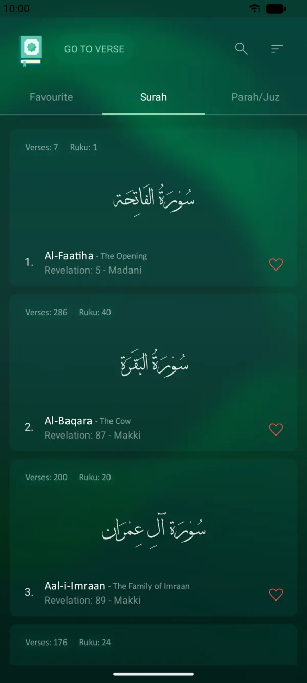 The Holy Quran — All 114 surahs with translations and tafsir across dozens of languages.